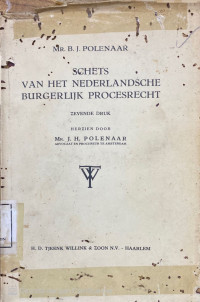 Image of Schets Van Het Nederlandsche Burgerlijk Procesrecht