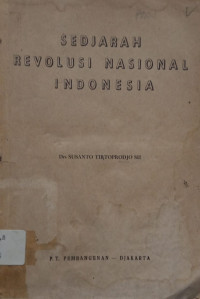 Image of Sedjarah Revolusi Nasional Indonesia