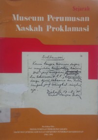 Image of Sejarah Museum Perumusan Naskah Proklamasi