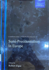 Image of Semi Presidentialism In Europe: Comparative European Politics