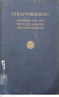 Image of Strafvordering: Leerboek van het Nederlandse Strafprocesrecht