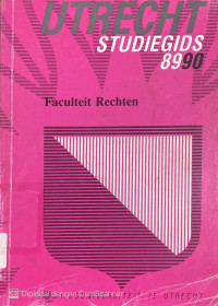 Image of Studiegids Rechten: Studiejaar 1989-1990