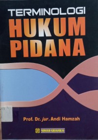 Image of Terminologi Hukum Pidana