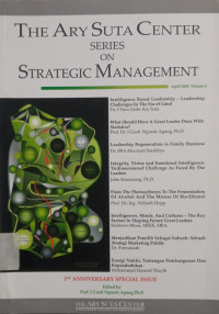 The Ary Suta Center Series on Strategic Management