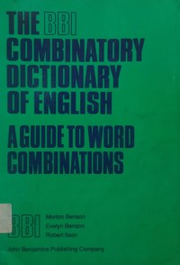 Image of The BBI Combinatory Dictionary of English