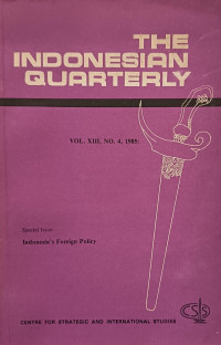 Image of The Indonesian Quarterly Vol. XIII No. 4, 1985