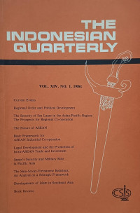 Image of The Indonesian Quarterly Vol. XIV No. 1, 1986