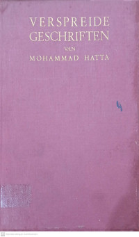 Image of Verspreide Geschriften van Mohammad Hatta