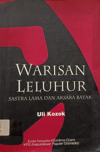 Image of Warisan Leluhur: Sastra Lama dan Aksara Batak