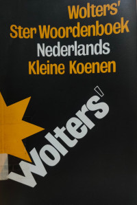 Image of Wolters' Ster Woordenboek Nederlands Klein Koenen