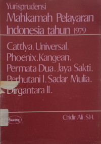 Image of Yurisprudensi Mahkamah Pelayaran Indonesia Tahun 1979